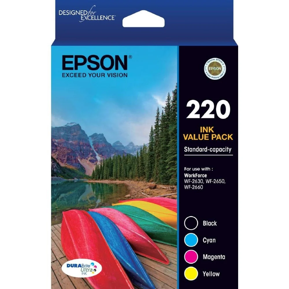 Epson 220 Standard Capacity Ink Value Pack