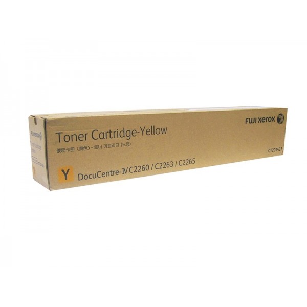 Fuji Xerox CT201437 DCIV C2260 Original Yellow Toner