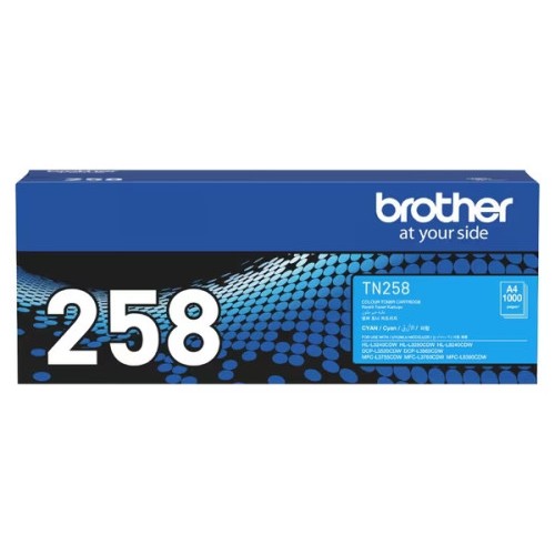 Brother Toner TN258C Cyan Genuine