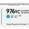 HP 976YC Cyan Hi Capacity genuine Ink Cartridge