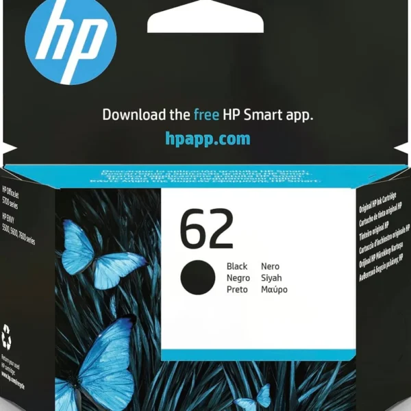 HP 62 Black ink Cartridge