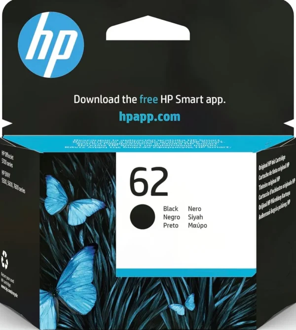 HP 62 Black ink Cartridge
