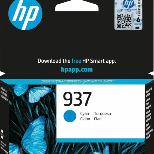 HP 937 Cyan ink Cartridge