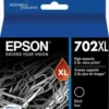 Epson 702XL High Capacity Black Ink Cartridge genuine