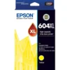 Epson 604XL High Capacity Yellow Ink Cartridge genuine