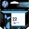 HP 22 HP 22 Color ink Cartridge genuine-(Box Damaged, Cartridge Sealed)