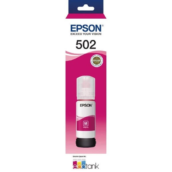 Epson T502 Magenta Ink Bottle genuine