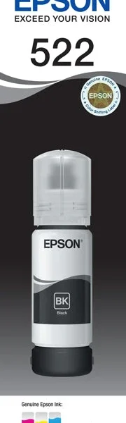 T522 BK Epson T522 Black Ink Bottle genuine