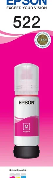 T522 M Epson T522 Magenta Ink Bottle genuine